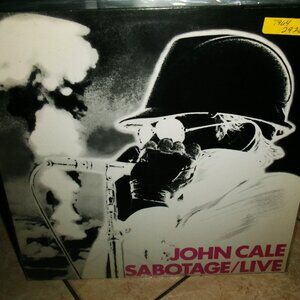 john cale sabotage live new 1979 rare usa lp - velvet underground cbgb nyc punk